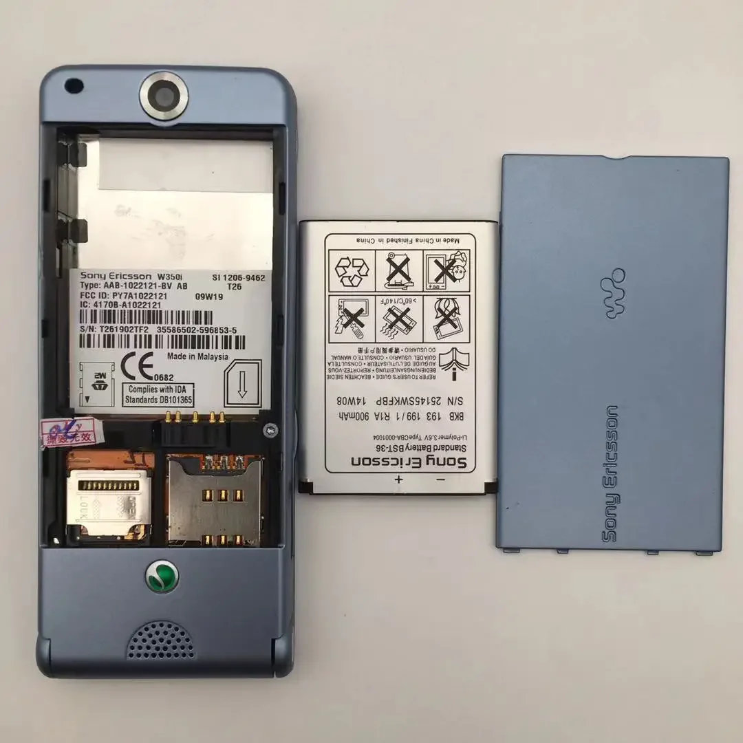 الأصلي سوني إريكسون W350 2G 1.3MP كاميرا FM غير مقفلة الهاتف W350C الهاتف المحمول