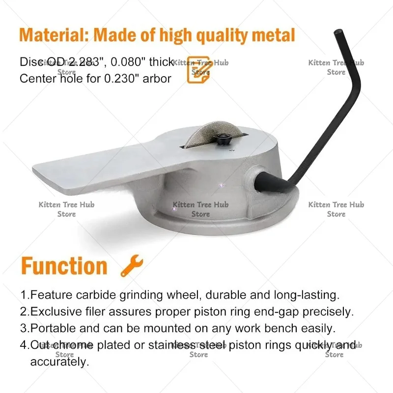 Grinding Wheel General Purpose Piston Ring Grinder, File, Carbide Cutting Wheel Ring 91089408 80514