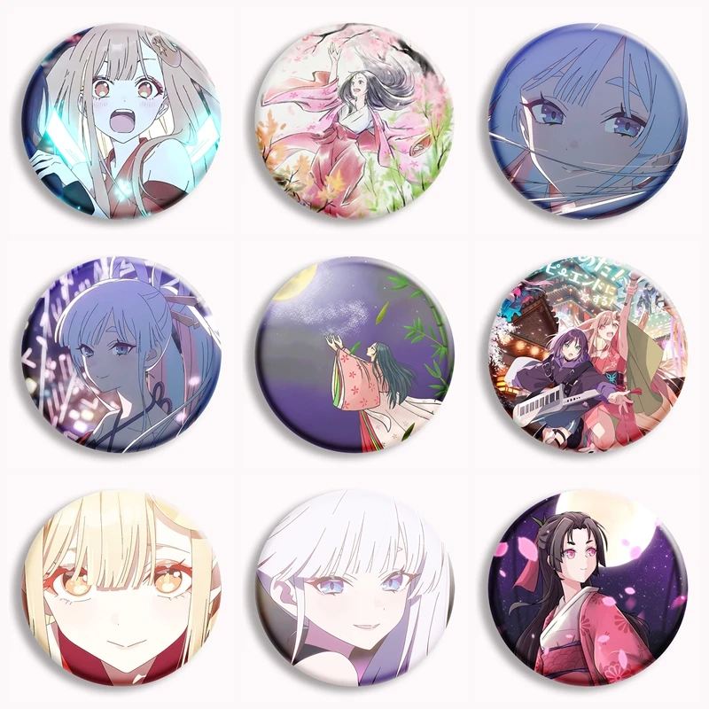 Cosmic Princess Kaguya Anime Soft Button Pin Yachiyo Runami Cartoon Brooches Badge Bag Decor Cosplay Jewelry Fans Collect Gifts