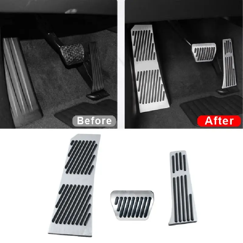 For BMW 6 Series F12 F13 F06 Gran Coupe 2011-2018 Aluminum alloy Foot Pedals Car Brake Accelerator Pedal No Drilling Pedal Cover