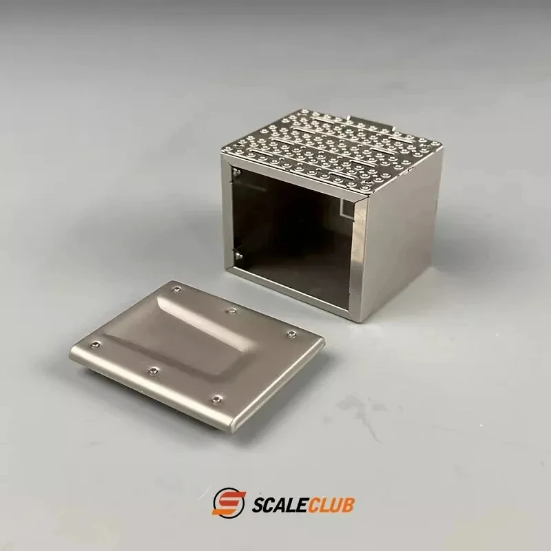 SCALECLUB 1/14 Für MAN Truck Für Euro6 Auspuffbox RC Truck Kipper Metall Auspuffbox Traktor LKW DIY Zubehör Spielzeug – Detail 2