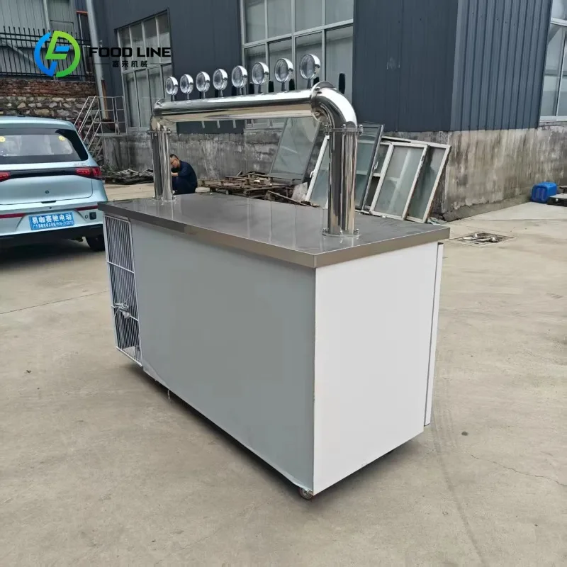 Customized 8-Tap Stainless Steel Kegerator Beer Dispenser Tower - Commercial Draft System (Wholesale)