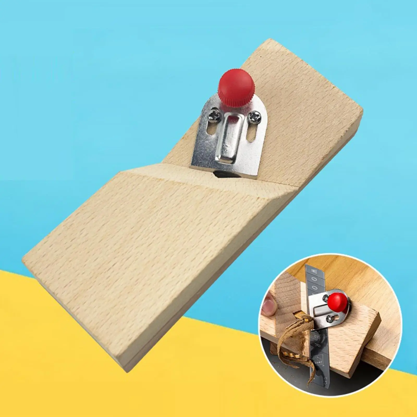 Chamfer Plane Quick Edge Planing Woodworking Hand Planer Bevel Edge Plane Edge Rounded untuk Woodworkers Pemula