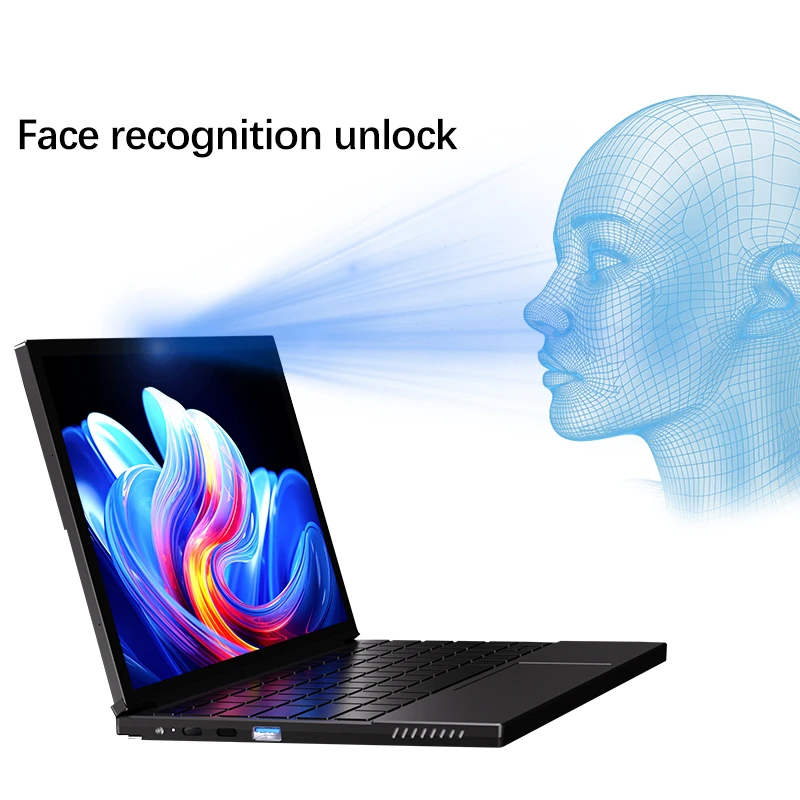 2025 Tablet 2 in 1 Laptop Intel i5 1240P Touch screen da 10,95 pollici Riconoscimento facciale Notebook aziendale per ufficio Windows 11 WiFi6