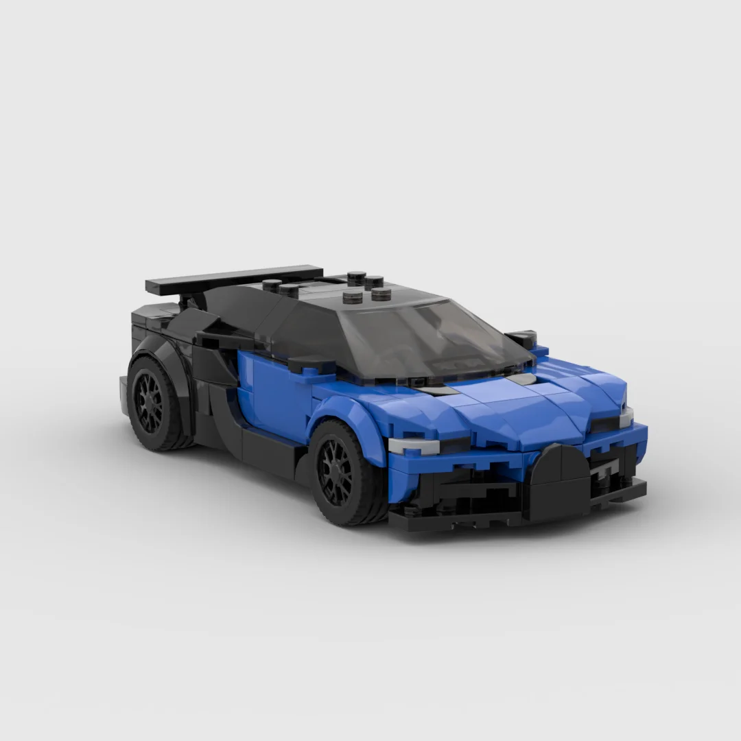 MOC Vision GT Style Racing Car 315PCS 8 Stud Wide Small Bricks Building Blocks Model Assembly Toy Gift