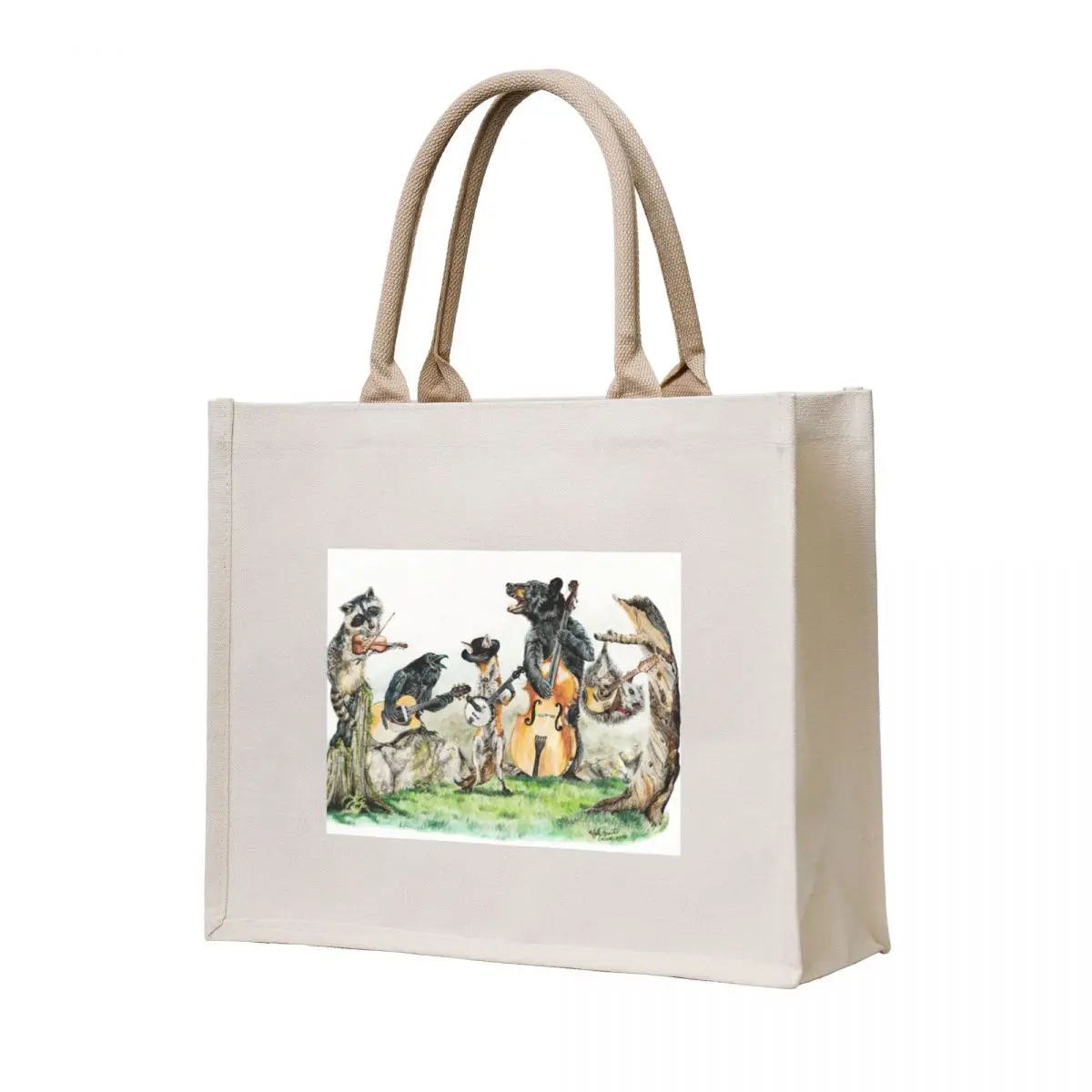 

Bluegrass Gang - wild animal music Tote Bag canvas tote bag Women's tote bag Handbags canvas shopping