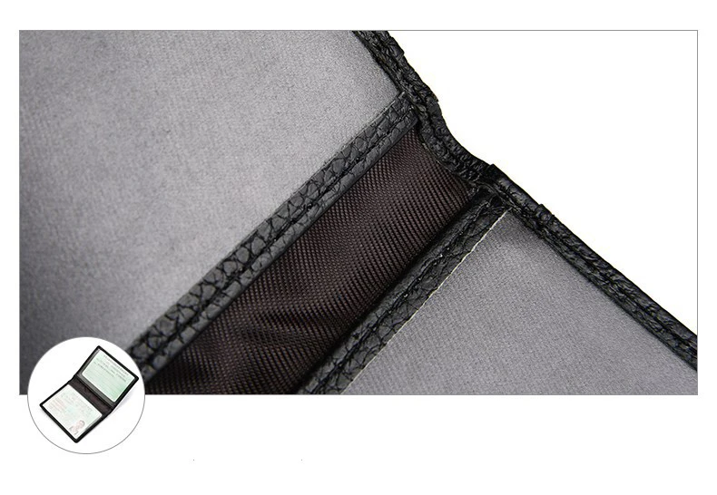YUECIMIE Super Slim Weiche Brieftasche Aus Echtem Leder Mini Kreditkarte Halter Geldbörsen Geldbörse Dünne Kleine Kartenhalter Männer Brieftasche – Detail 12