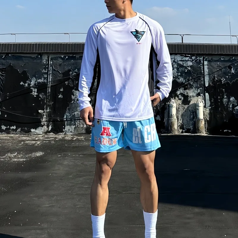 3D Printed Motorcycle Riding Long Sleeve T Shirt for Bikers Comfortable Breathable Fabric