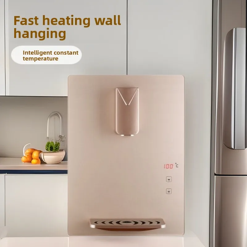 Wall Mounted Hot Cold Water Dispenser Instant Heating Tankless Direct Drink for Home Office Built-in