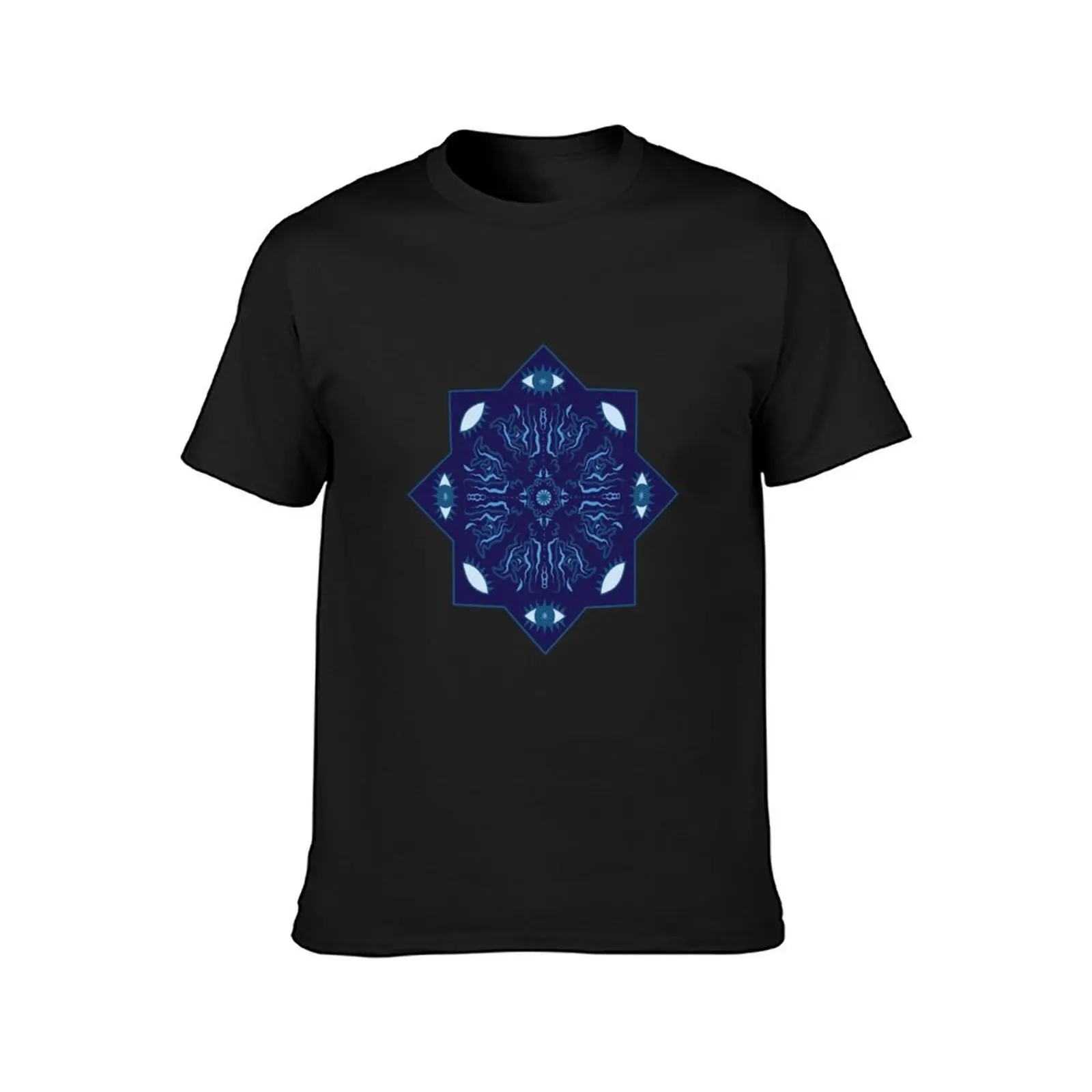 Third Eye Chakra Mandala T-Shirt blacks heavyweights oversized sweat black t-shirts for men