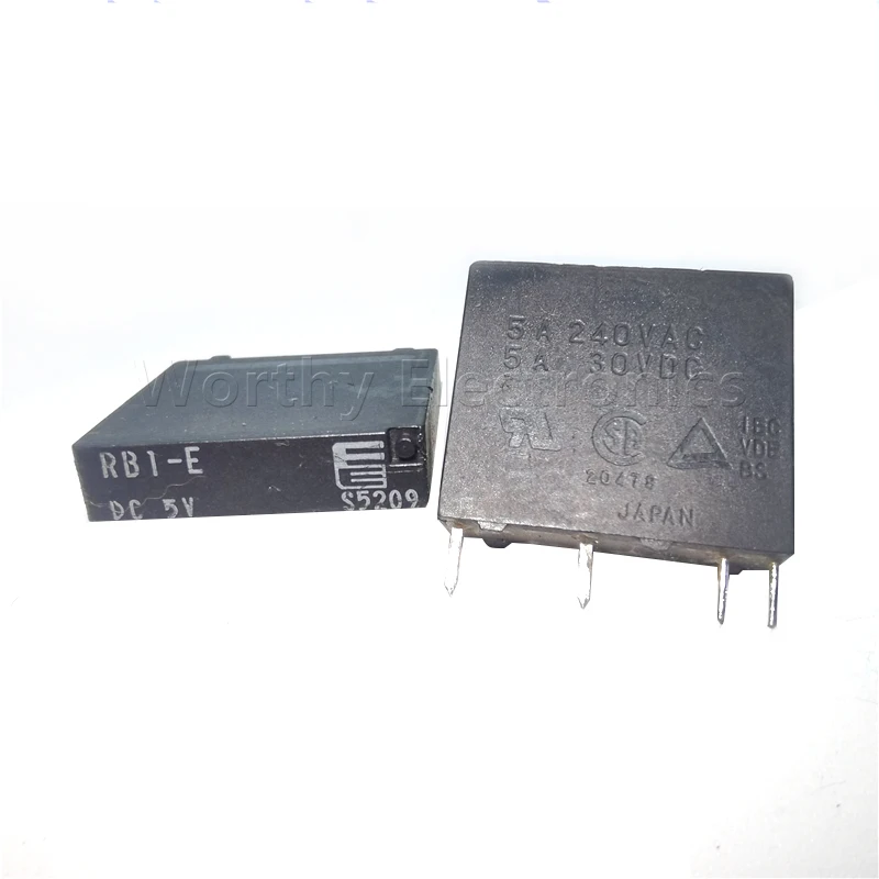 

Free Shipping 10pcs/lot RB1-E DC5V DC12V DC24V A Set of Normally Open DC Electromagnetic Relay 5A240VAC