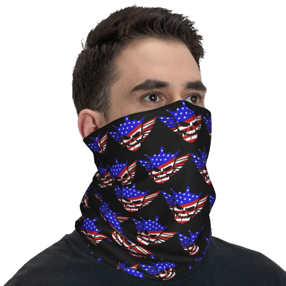 Codys Rhodes Ring Of Honor Bandana Wrestling Skull Cool Cycling Mask Hiking Camping Dustproof Balaclava Soft Warm Tactical Mask