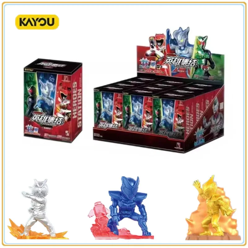 

KAYOU Original Hero Mobilization Hero Gathering Series Mini Rubber Doll Volume 1 Time Version Anime Character Model Toys Gifts