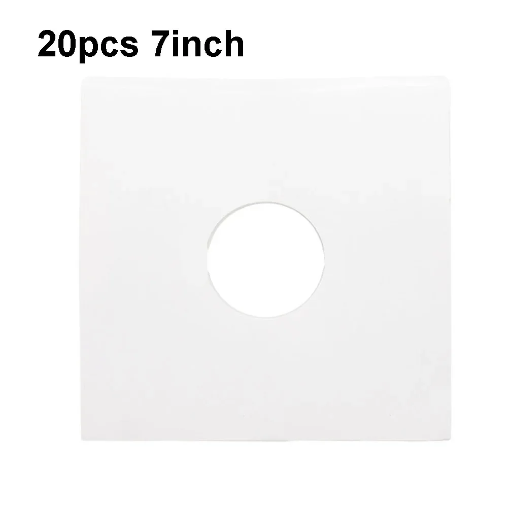 Vinyl Record Protecter Protecter Bag LP Bags Record Sleeves 20Pcs Anti-corruption Easy Access Enhanced Safety Kraft Paper