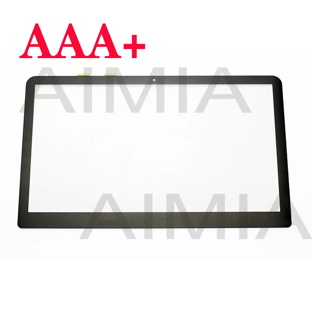 Imagem -02 - Substituição do Toque para hp Envy X360 15-w 15-w100nx 15-w000ni Painel de Vidro do Digitador da Tela de Toque Amarelo Cabo Flexível Preto 15.6