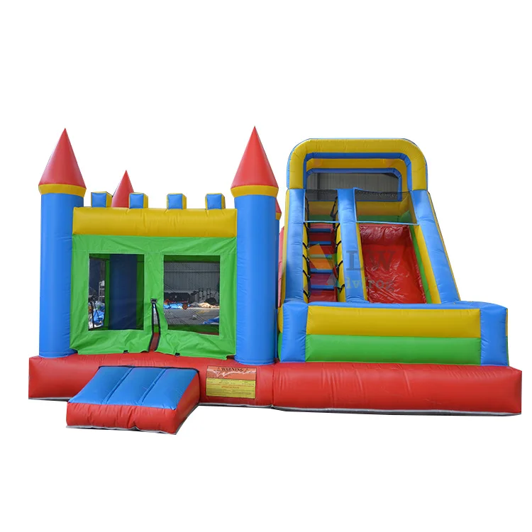 High Quality Commercial Grade Lvfrog Jumping Bouncer Castle Combo Inflatable Bounce House Slide Party 3-Year Warranty 5-10
