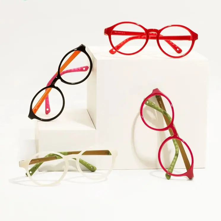 TR Kids Colorful Flexible Glasses Frame For Prescription Lenses