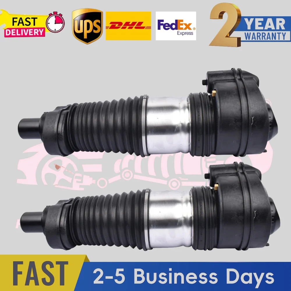 

Pair Front Air Suspension Shock Struts w/PASM For Porsche Cayenne 9YA 2017-2022 9Y0616039 9Y0616040B