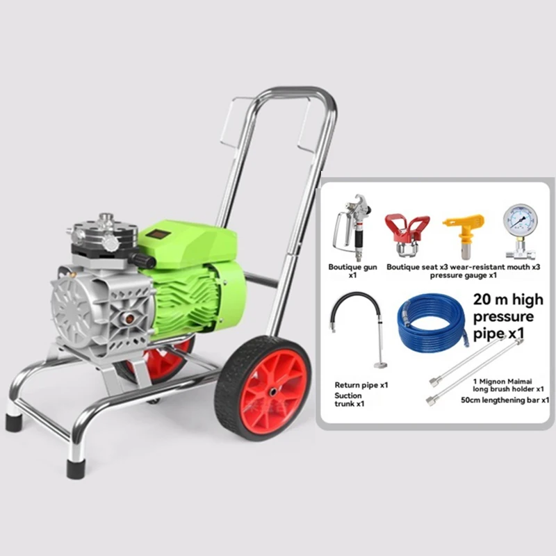 New Airless Paint Sprayer Latex Paint Airless Spraying Machine High-pressure Portable High-power Coating, Paint Spraying