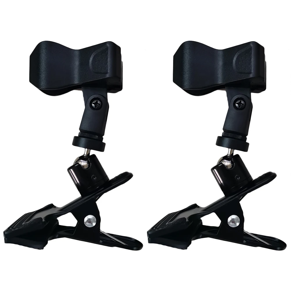 1 Pair Cross Stitch Clip Clamp Non-slip Table Edge Embroidery Clip Adjustable Desk Mount Clip 360 Rotation for Camera Tripod