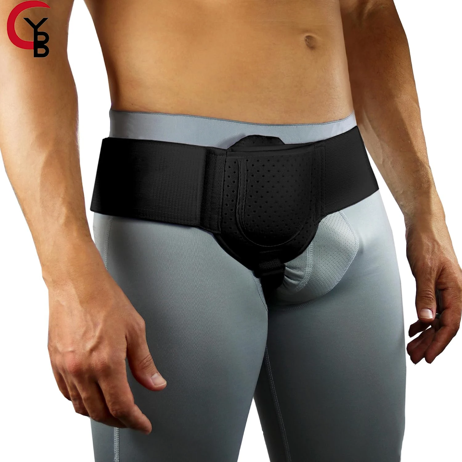 Hernia Guard, Inanguinal Hernia Belt For Men, Lewa lub prawa strona, Pooperacja, Kratownica podtrzymująca, Gruszki pachwiny, Regulowany pasek biodrowy