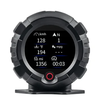 X95 GPS Head-Up Display Inclinometer – Auto Electronic HUD with Overspeed Warning & Fatigue Driving 1