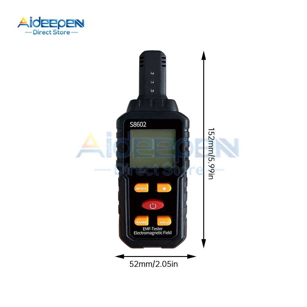 3 in 1 Digital Radiation Dosimeter Geiger Counter EMF Electromagnetic Radiation Radioactive Tester Person Dosimeter X-ray Radia