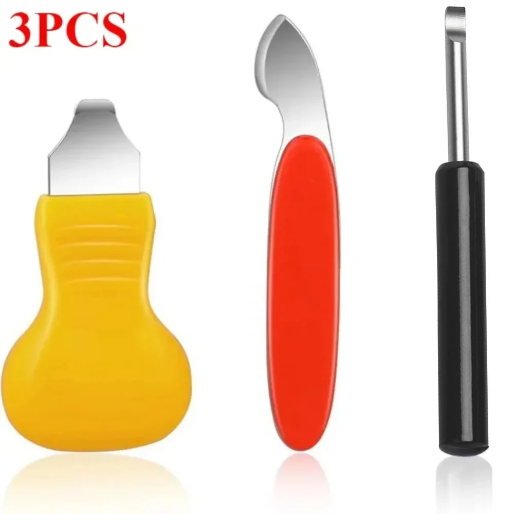 3PCS Watch Back Case Opener Stainless Steel Wrench Type Back Remover Watchmaker for Battery Replacement Watch Repair Tool Kit