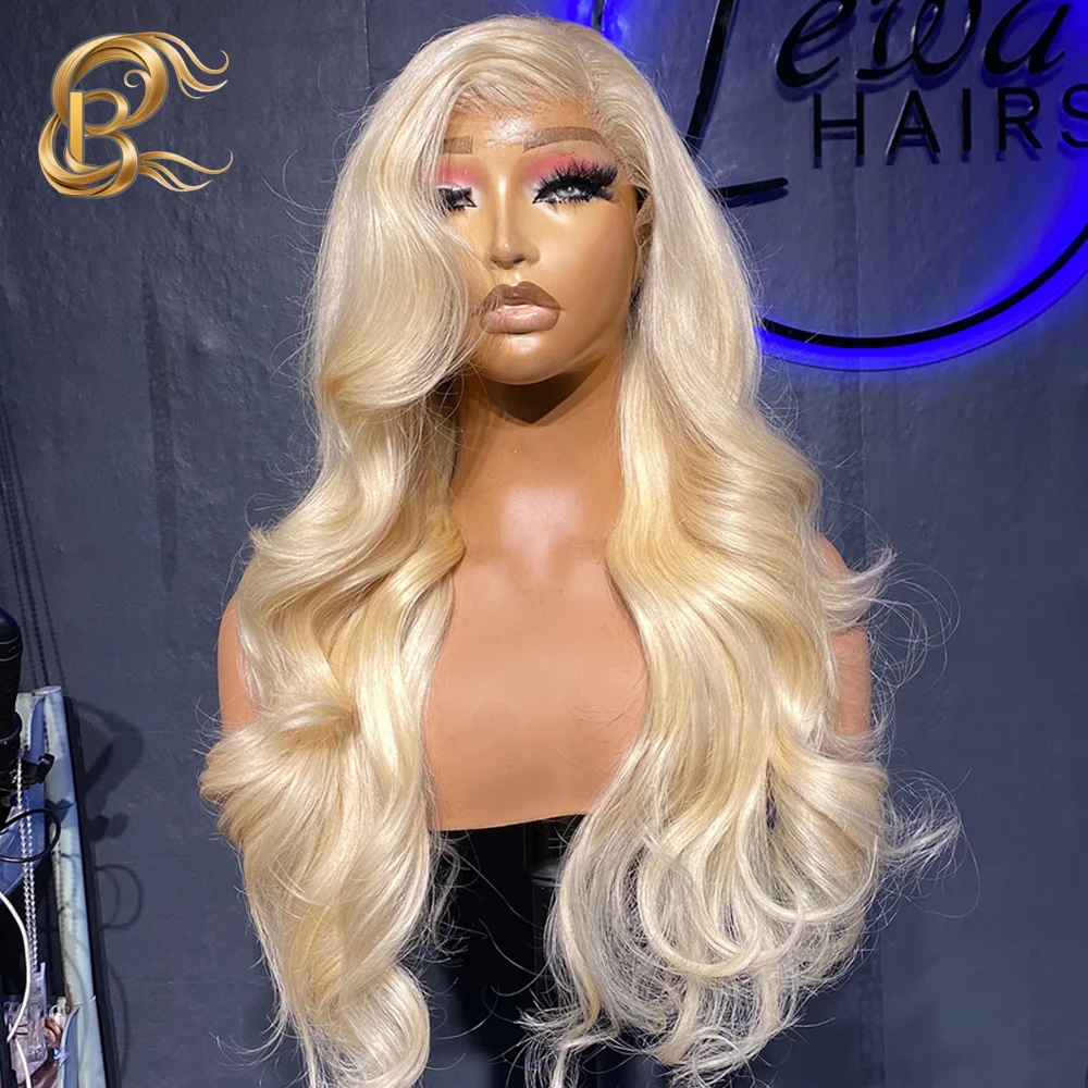 

250 Density Lace Frontal Wig 613 Blonde 13x4 13x6 Body Wave Lace Front Wig Brazilian Lace Front Human Hair Wigs 30 32 38 Inch