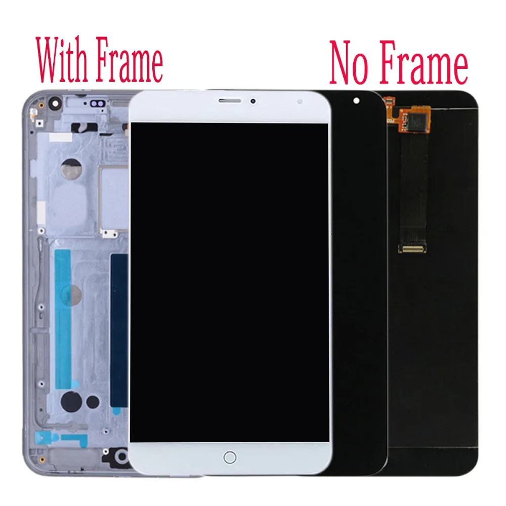 5.36 "MX4 LCD Voor MEIZU MX4 Lcd Touch Screen Digitizer Vergadering Vervanging Voor MEIZU MX4