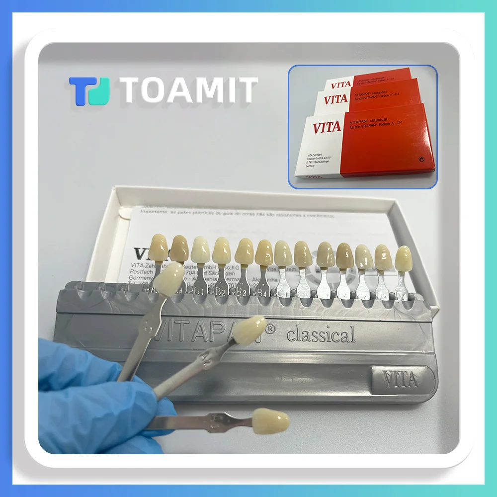 

VITAPAN Shade Guide Классическая 16 цветов для отбеливания зубов фарфоровая модель зубной насадки стоматологическое оборудование колориметрическая пластина