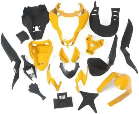 

Yellow Black ABS Plastic Fairings Kit Compatible For Ducati Streetfighter 848 2009 2010 2011 2012 2013 2014 2015 09 10 11 12 13