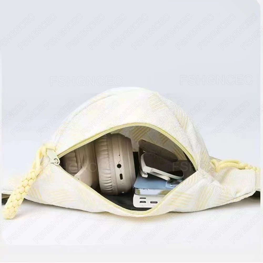 حقيبة صدر خفيفة الوزن بكتف واحد حقيبة كروس بسيطة ولطيفة حقيبة خصر كاجوال متعددة الاستخدامات حقيبة صغيرة متعددة الوظائف