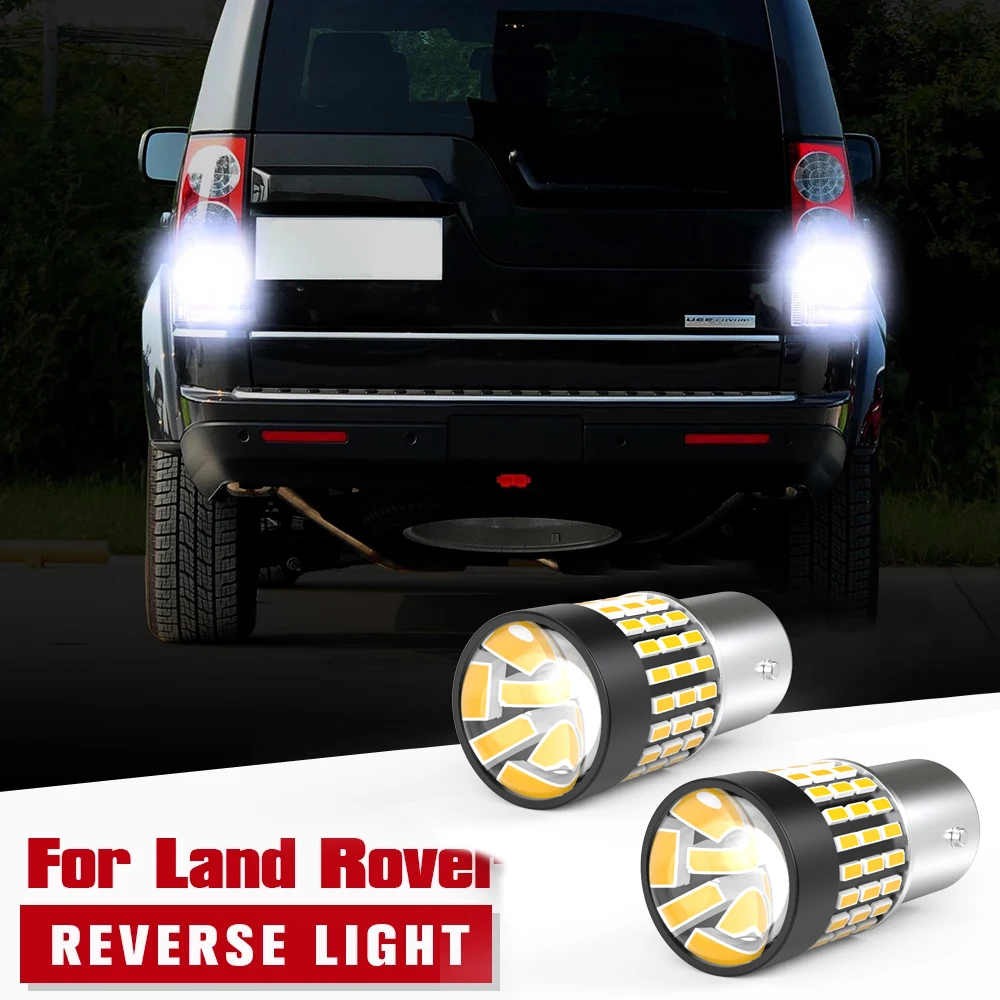 2pcs LED Reverse Light Blub P21W BA15S Canbus For Land Rover Defender Discovery 2 3 4 LR2 LR3 LR4 Freelander Range Rover Sport 1