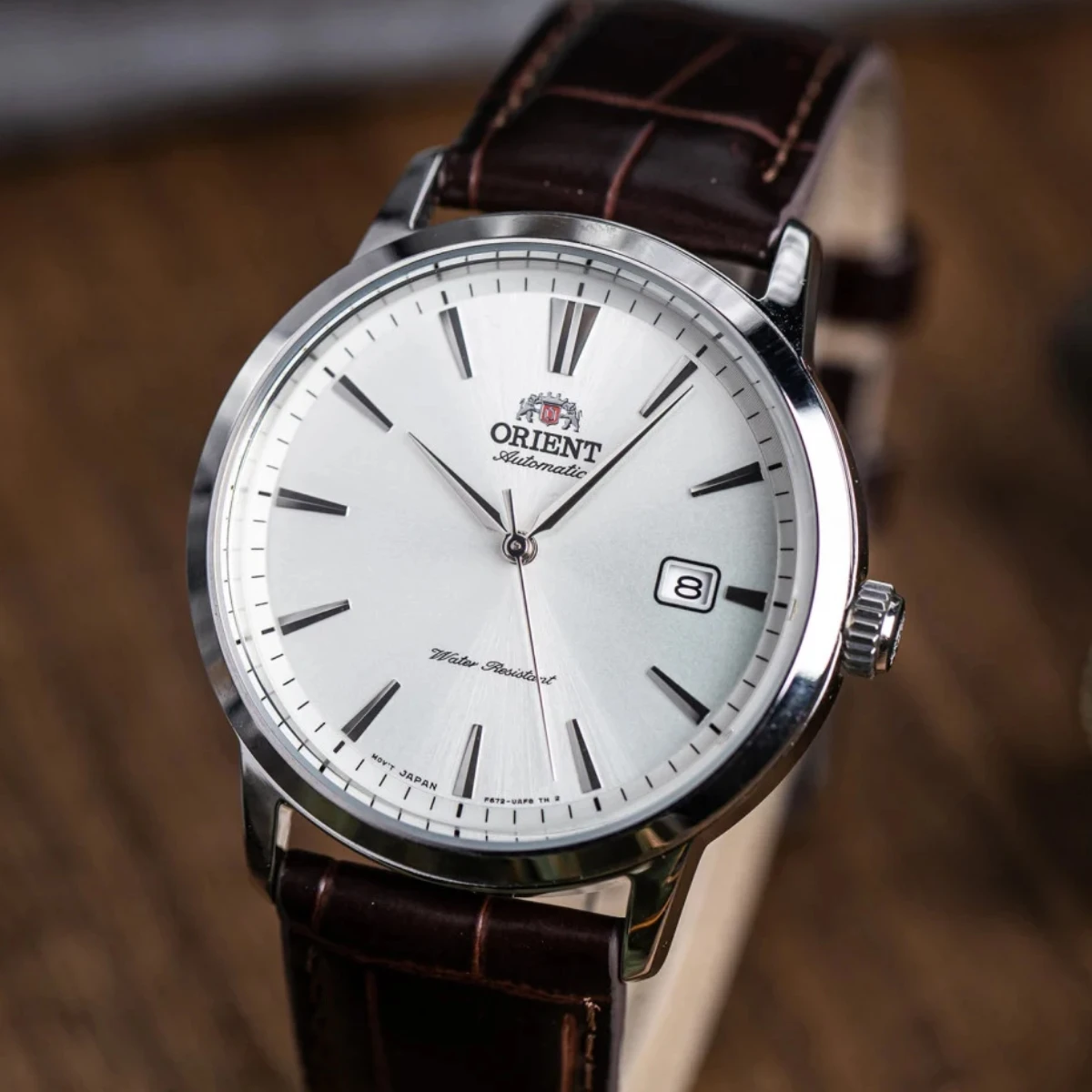 ساعة أورينت الأوتوماتيكية الميكانيكية الأصلية ساعة فاخرة للأعمال ساعة كاجوال بشريط فولاذي