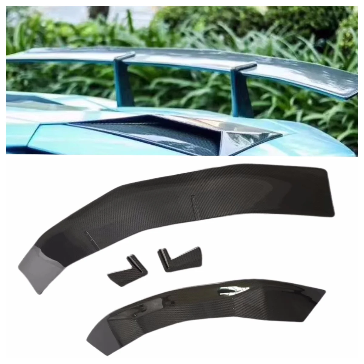 

Используется для Lamborghini Aventador LP700 LP750, комплект спойлера заднего крыла из углеродного волокна в стиле SV