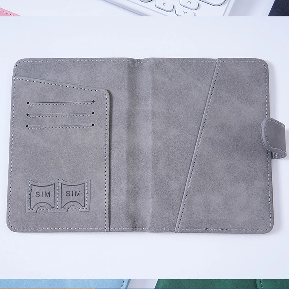 أغطية جواز السفر متعددة الألوان حافظة حجب Rfid من جلد البولي يوريثان حافظة جواز سفر مقاومة للتآكل لمحفظة المطار الدولي #6