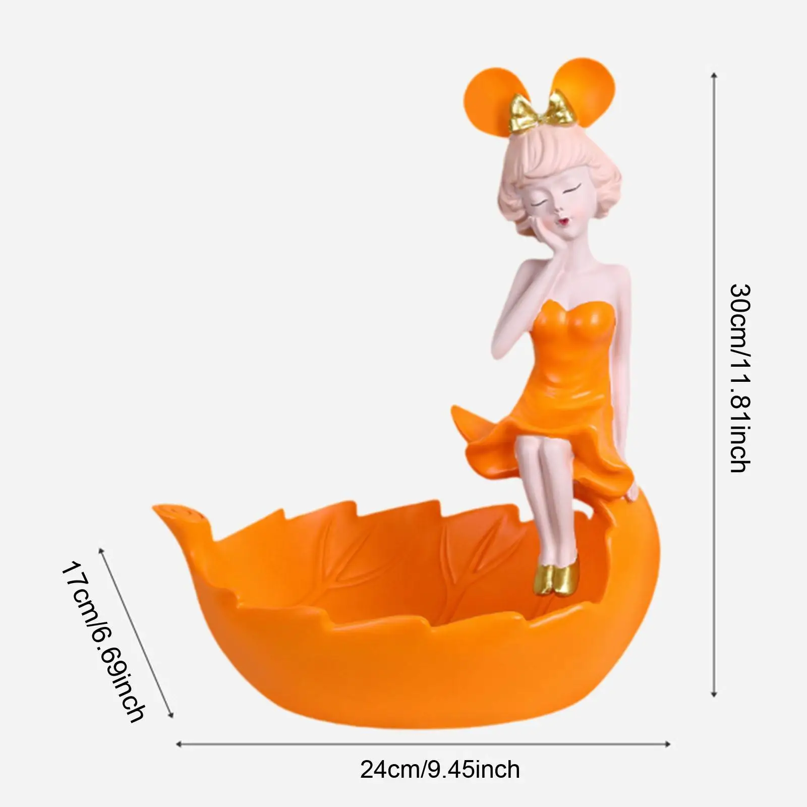مجوهرات حلية صينية فتاة تمثال الفن الحديث هدية عيد ميلاد وعاء المفاتيح وعاء الحلوى لغرفة المعيشة الغرور مدخل مدخل غرفة نوم