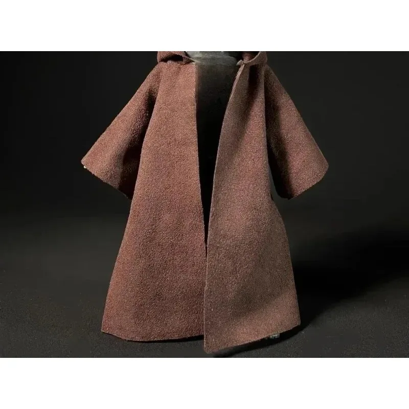 1/12 مقياس الذكور/الإناث عمل أرقام القهوة اللون اليدوية رداء مقنعين عباءة الملابس نموذج ل 6 ''الجندي دمية الديكور