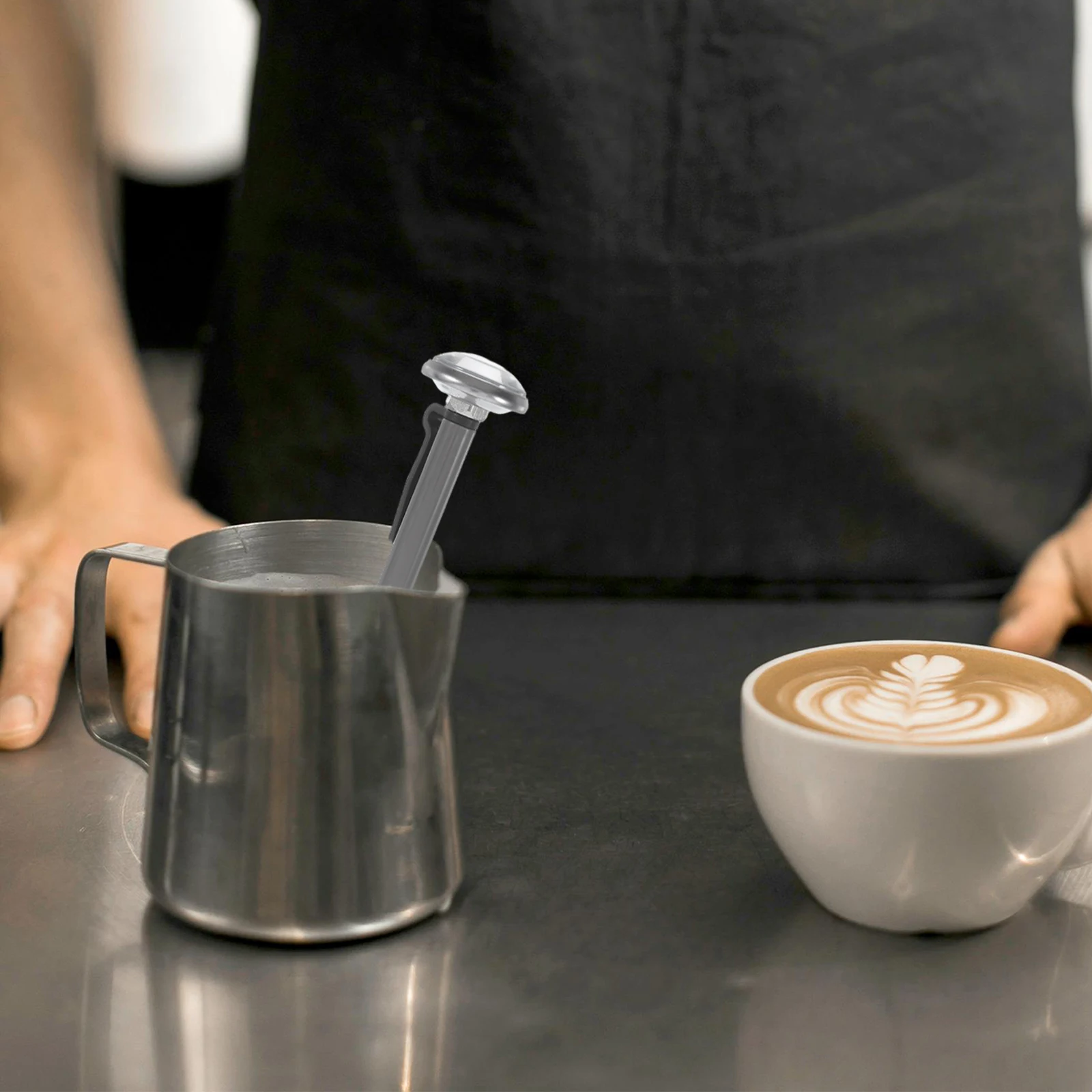 

Food Thermometer Dial Temperature Gauge for Cooking Probe Chocolate Grey Coffee Milk