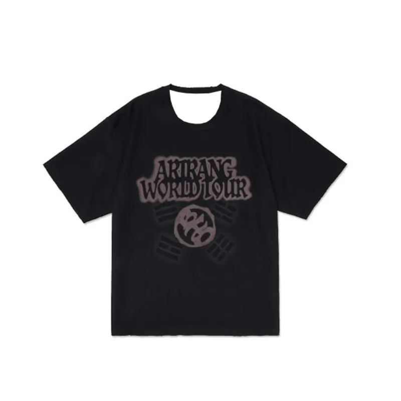 

2026 Unisex Kpop Group World Tour Print T-Shirt Breathable Casual Streetwear Gothic Style Short Sleeve Tee