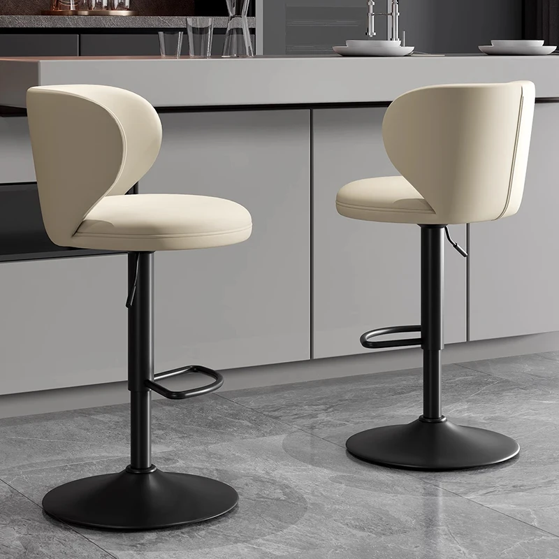 

Design Adjustable Barstools Modern With Back Bedroom Metal Barstools Relaxing Comfortable Taburete Alto Lounge Suite Furniture