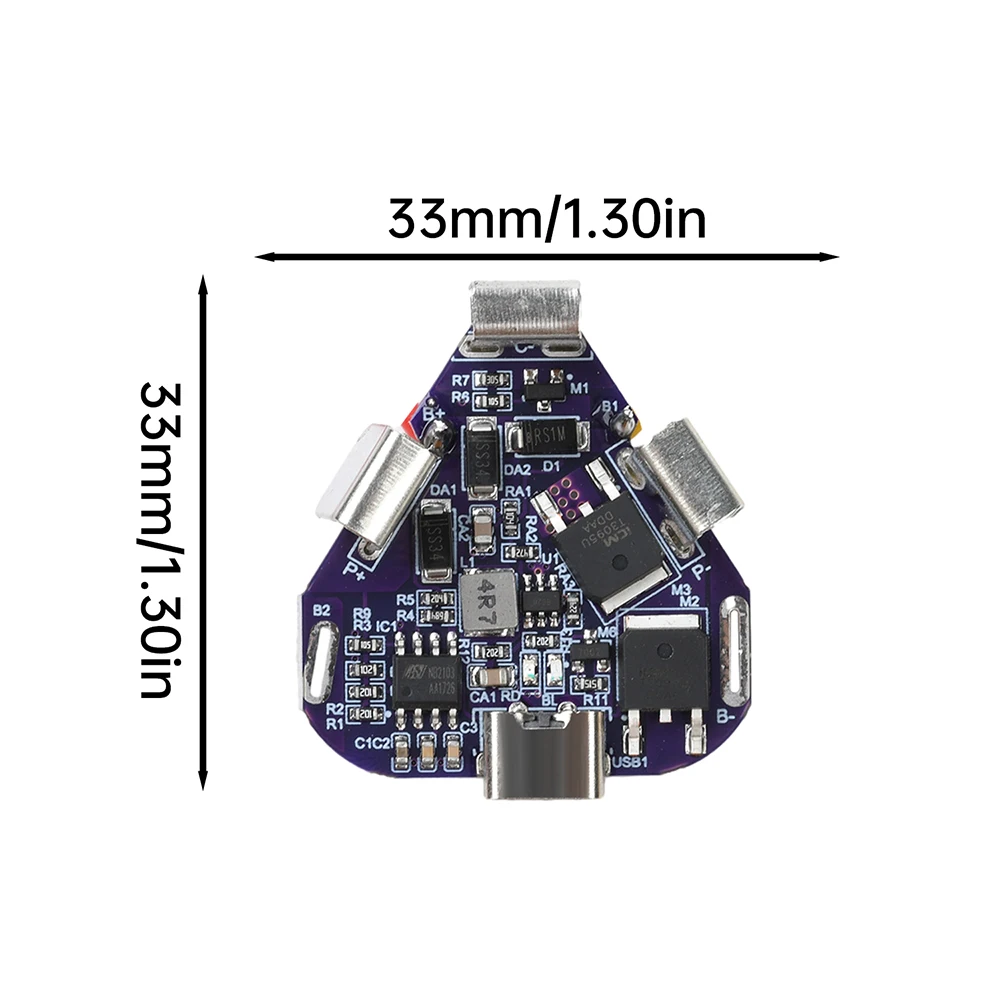 2mos 12.6v bms li-ion placa de proteção de bateria de lítio 18650 power bank balanceador placa equalizadora de bateria para furadeira elétrica