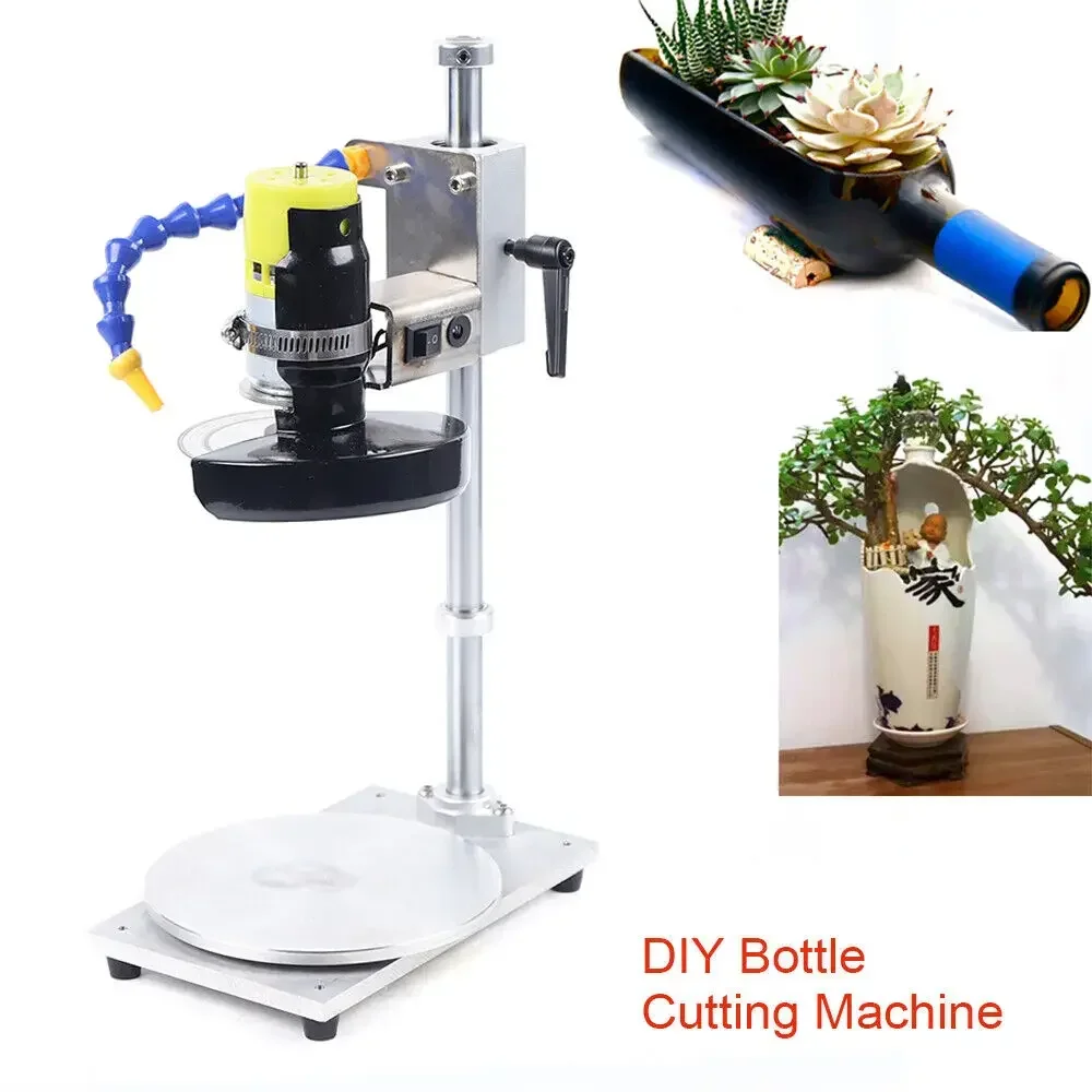 

Heavy-Duty Bottle Cutting Machine for 300ml-1L Containers - 6000RPM Max with Anti-Slip Base