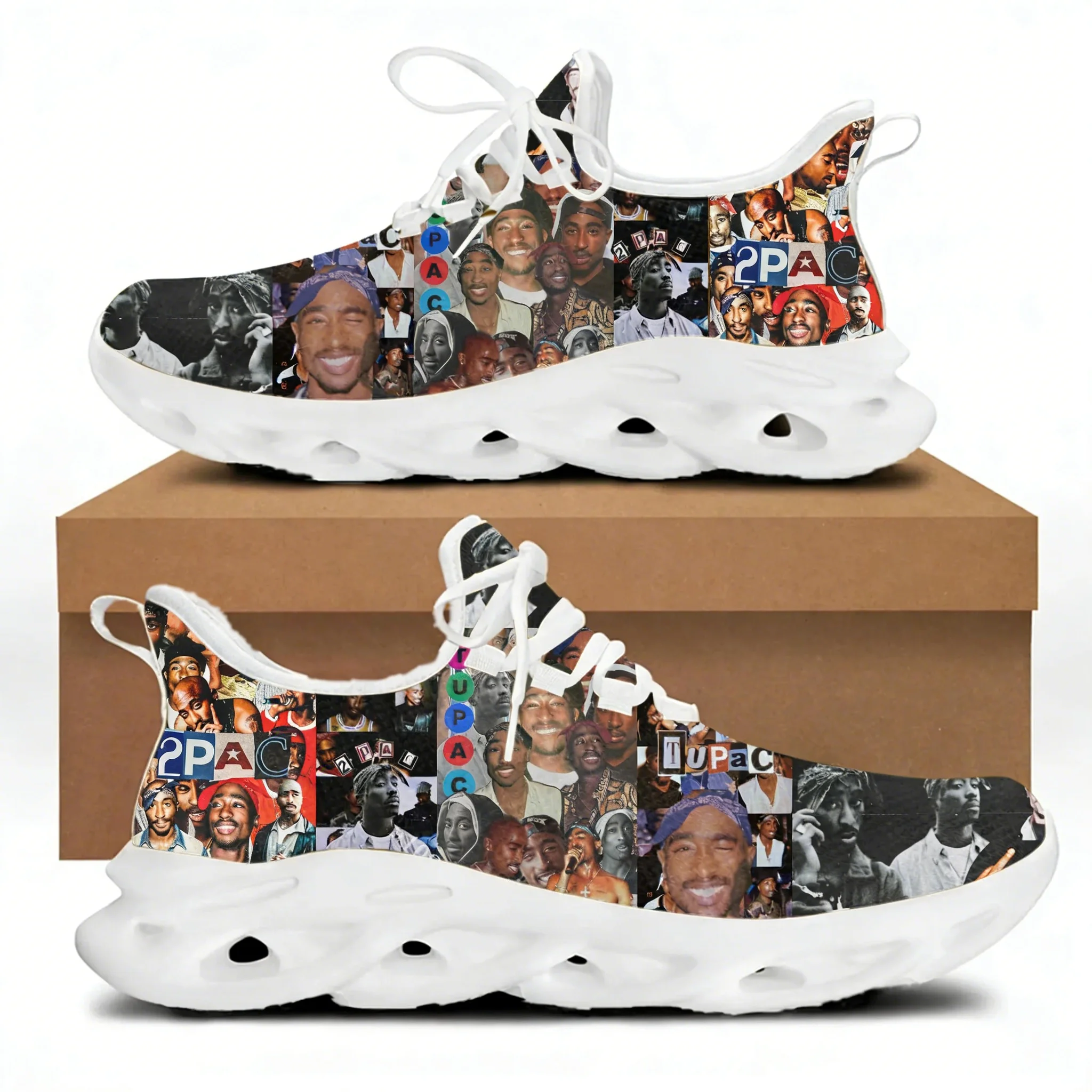 

Кроссовки Tupac Rapper 2Pac в стиле хип-хоп, повседневные, уличные, классические, высококачественные, для активного отдыха