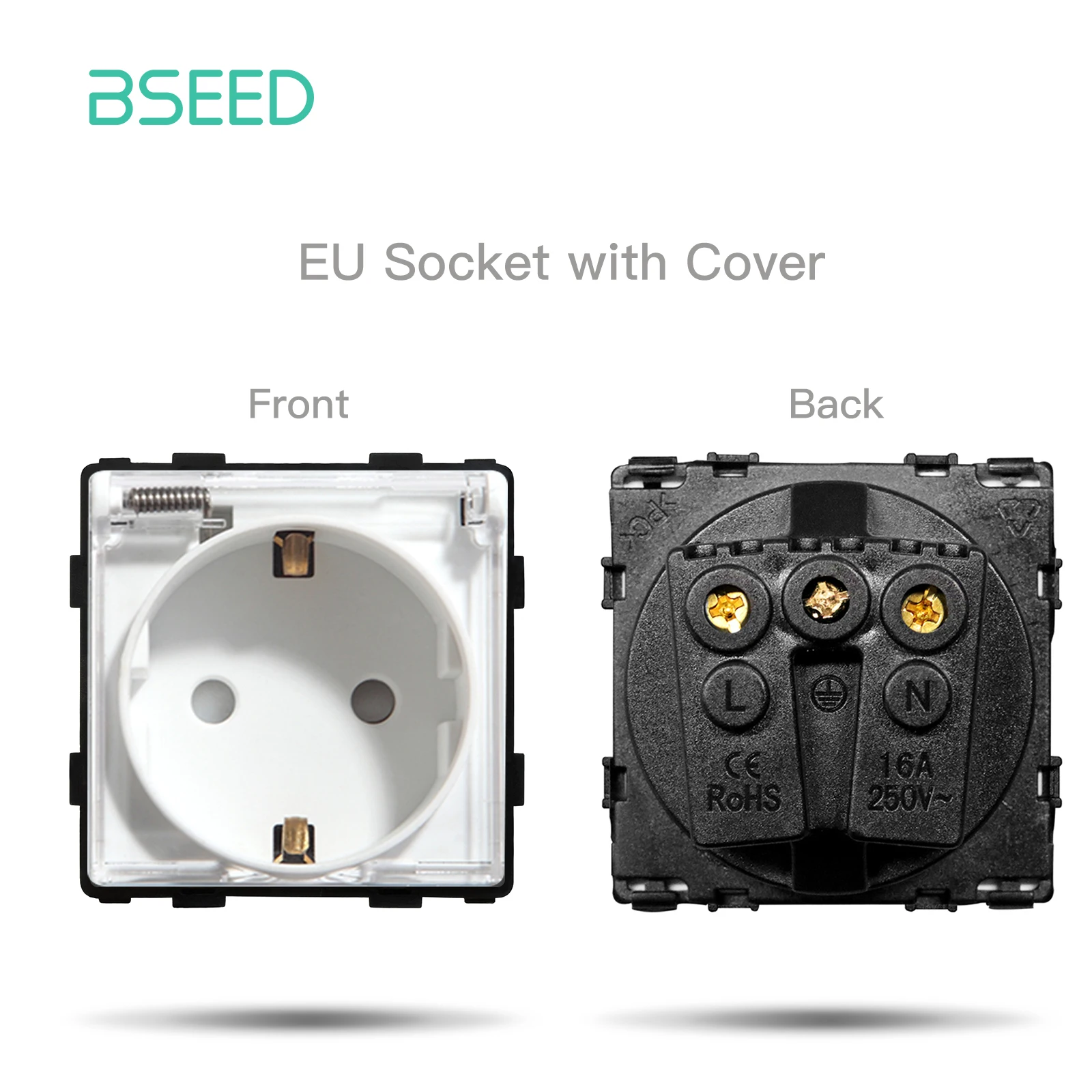 Bseed eu standard usb steckdose rj45 internet fernseher st funktions teile wand steckdose nur glasscheibe diy kombination