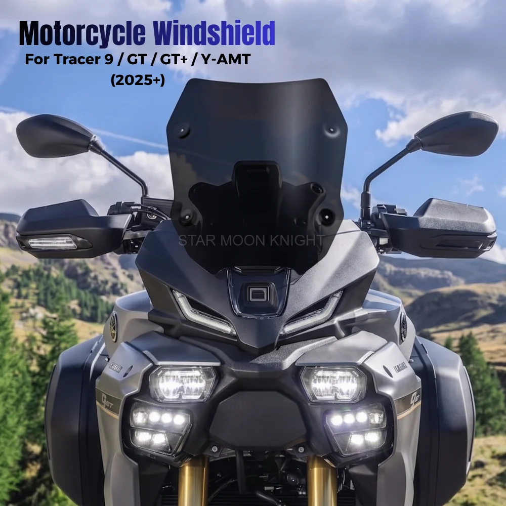 Parabrisas para Motocicleta YAMAHA TRACER 9GT GT9 Tracer9 Y-AMT Tracer 9 GT+ 2025 2026, Deflector de Viento, Visera Deportiva, Accesorios de Turismo