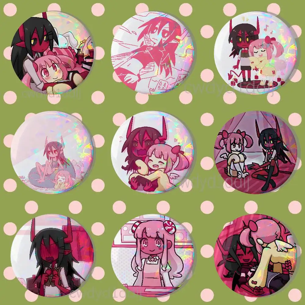 C-Contract D-Demon Game Badge Handmade Button Brooch for Backpack Hat Shirt Accessories Gifts