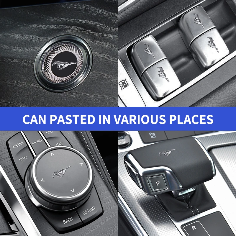 Car Window Lift Button Sticker Steering Wheel Decal Styling For Mustang Zapatillas Miniatura Gt Shelby 2005 2015 Mujer 2012 2006