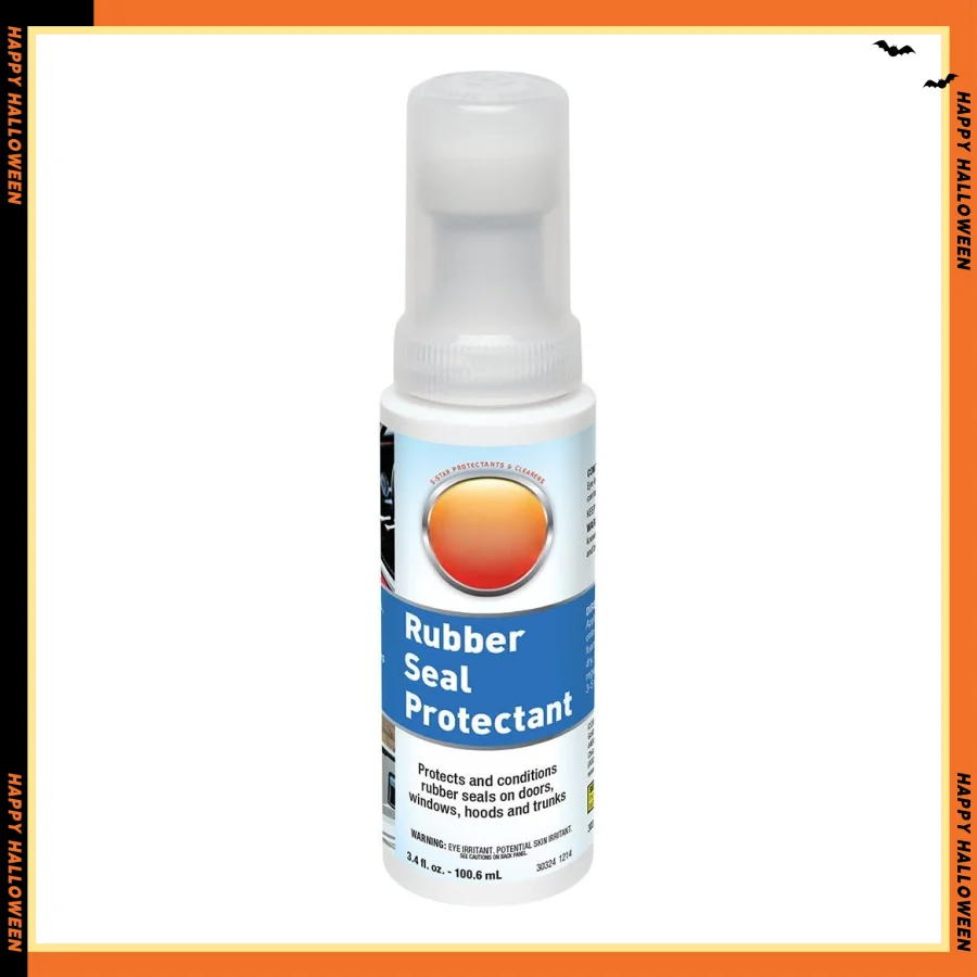 

Rubber Seal Protectant: Restores & Shields Car Door, Window, Hood & Trunk Seals, UV Resistant, 3.4 oz